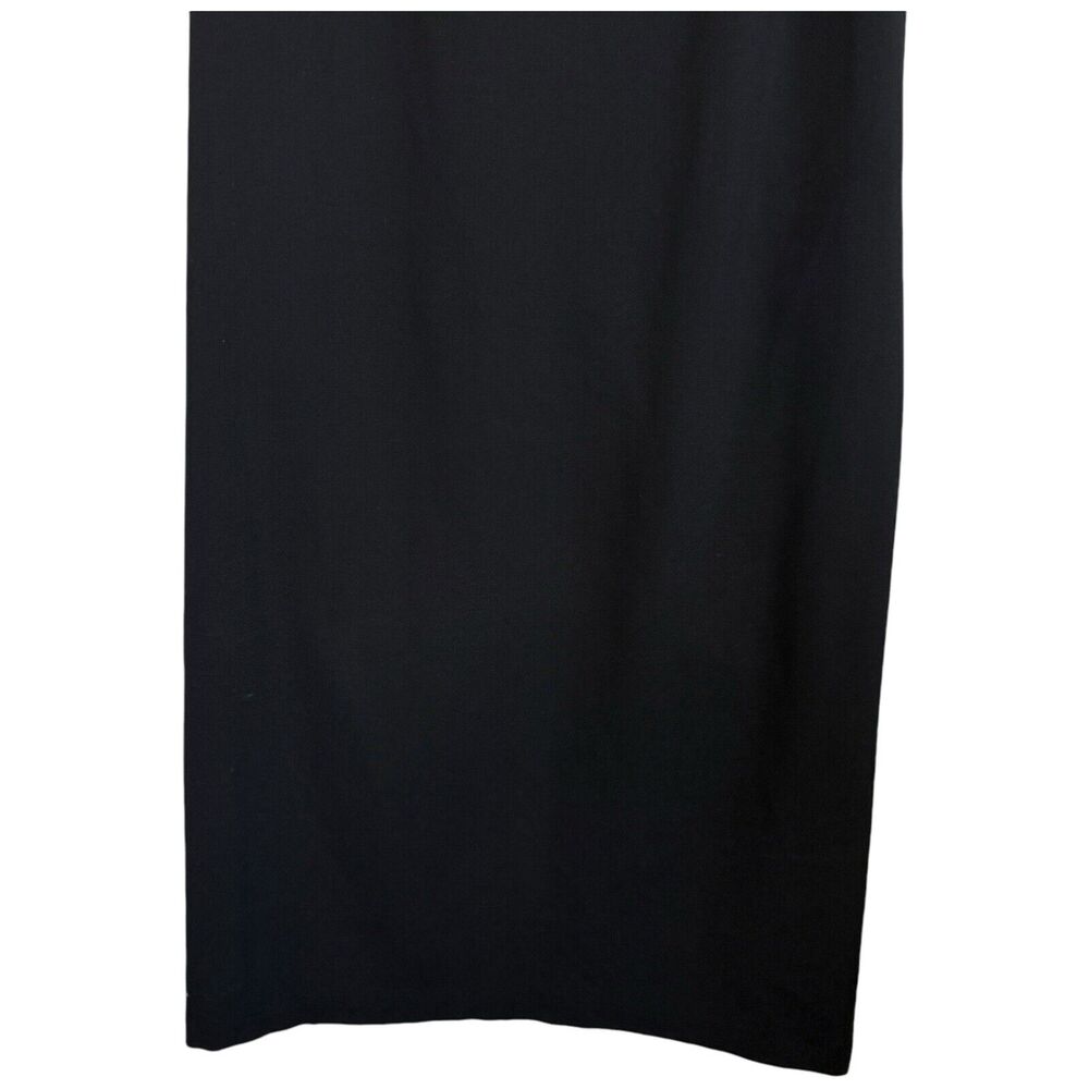 Maison Margiela Wool Blend Mid Length Shift Dress In Black Size 48 - US 12 - Picture 4 of 16